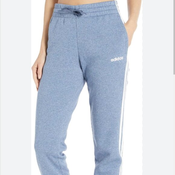 Adidas Essentials 3-Stripes Fleece Joggers - Picture 1 of 5